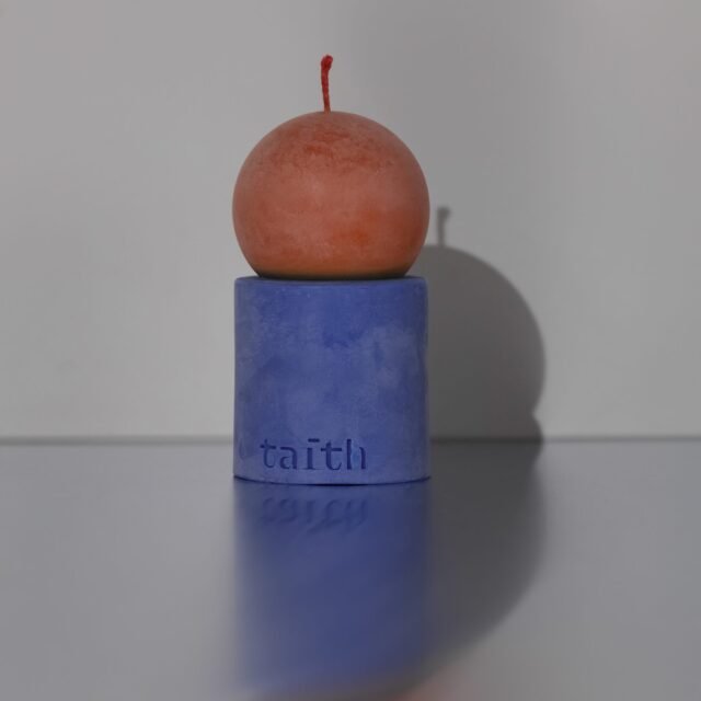 LULU COBALT-ORANGE žvakė