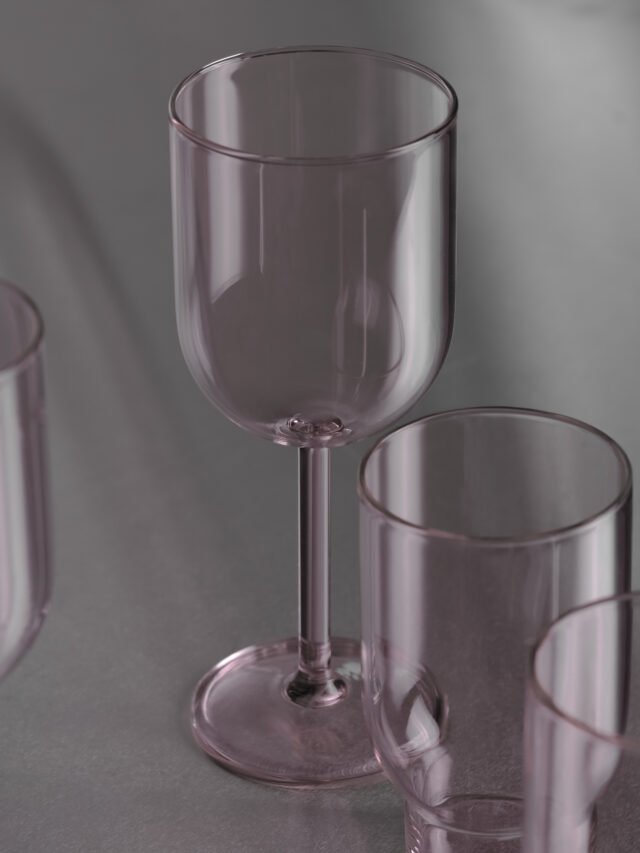 Vyno taurės Pink 2vnt