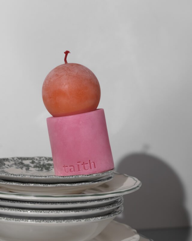 LULU ORANGE-PINK žvakė - Image 2