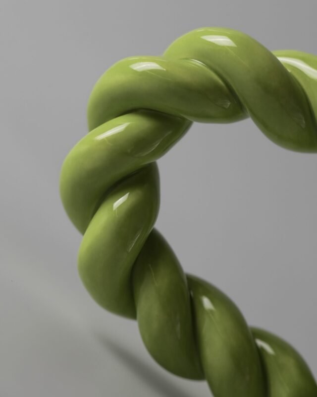 Keramikinis puodelis U TWIST OIL GREEN - Image 4