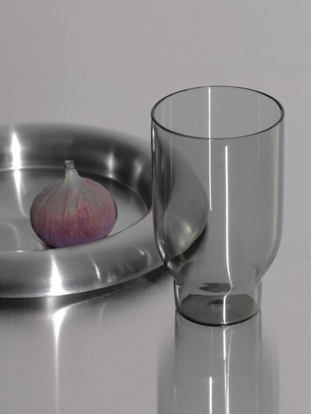 Vandens stiklinės Grey 2vnt