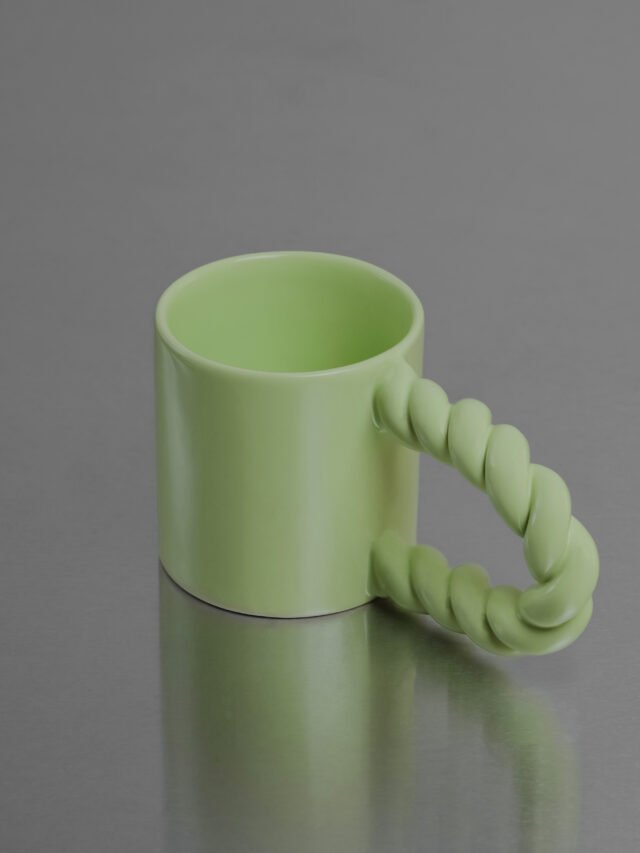 Keramikinis puodelis U Twist Lime
