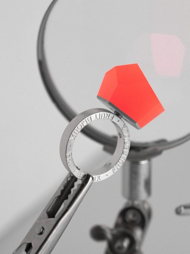 Crystal top Coral Red 16mm