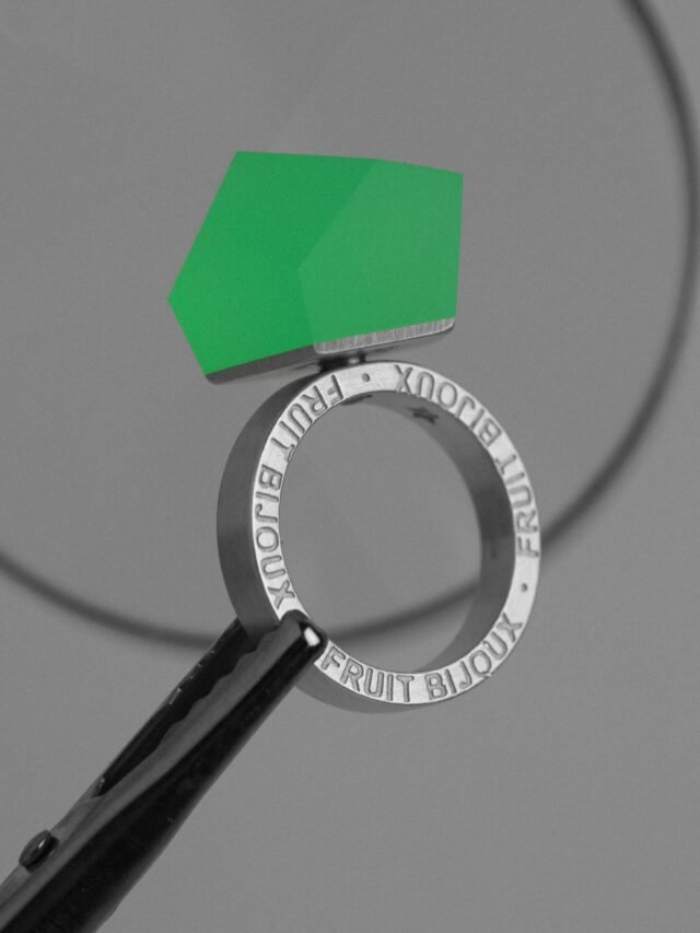 Crystal top Flash Green 16mm