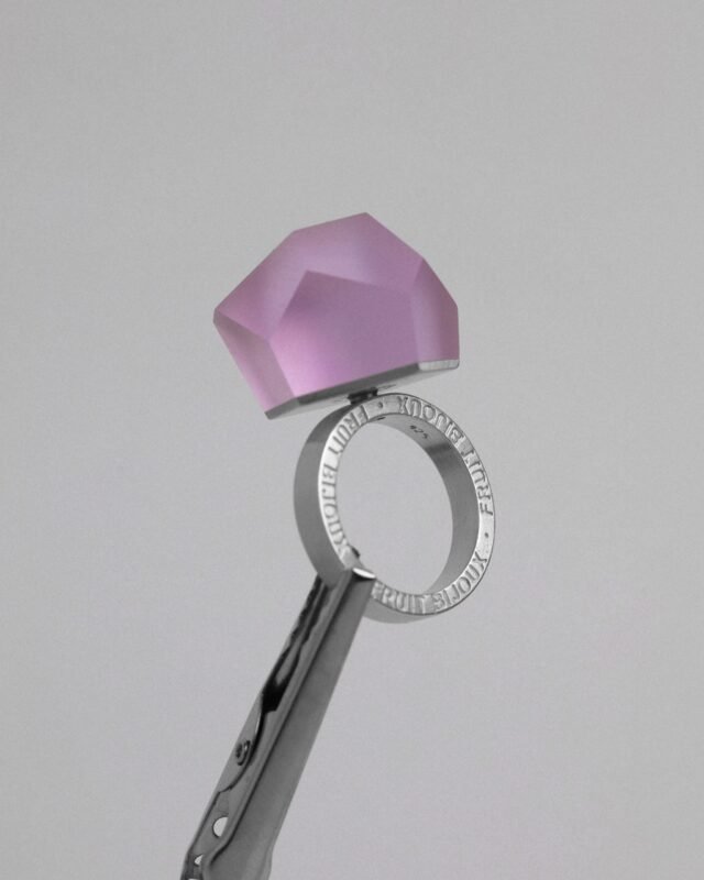 Crystal top LILAC PURPLE 24mm - Image 2