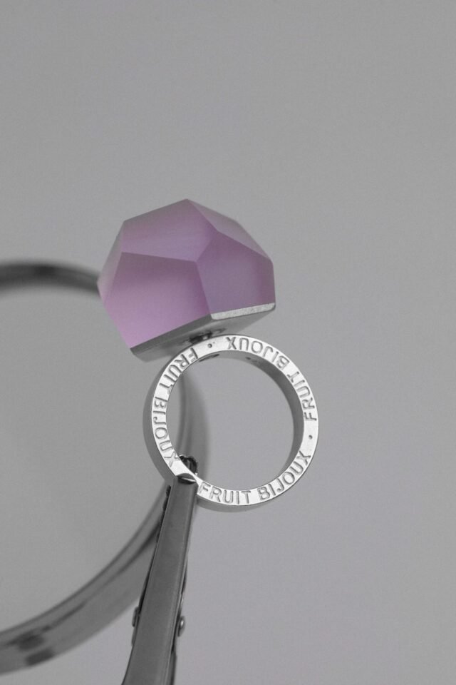 Crystal top LILAC PURPLE 24mm - Image 3
