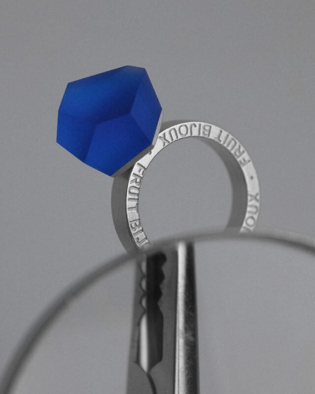 Crystal top COBALT BLUE 12mm - Image 3