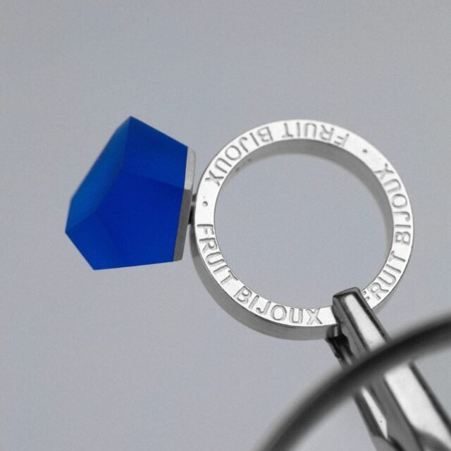 Crystal top COBALT BLUE 12mm