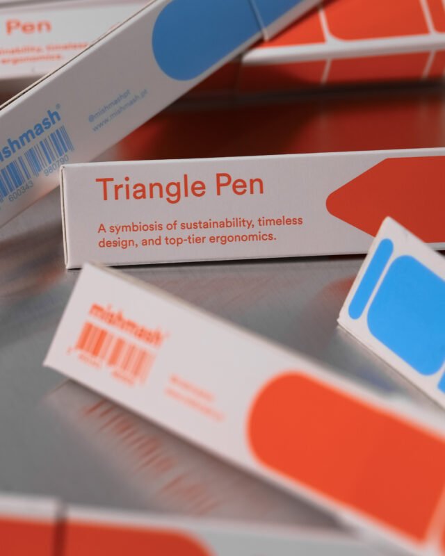 Ergonomiškas rašiklis TRIANGLE ORANGE - Image 4