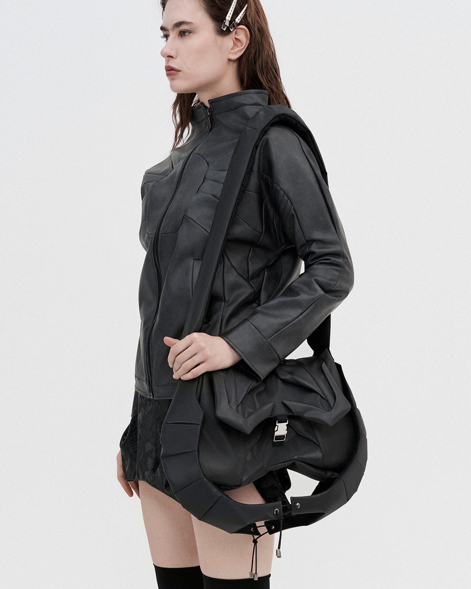 Kimono-leather-jacket-front-side-view-scaled
