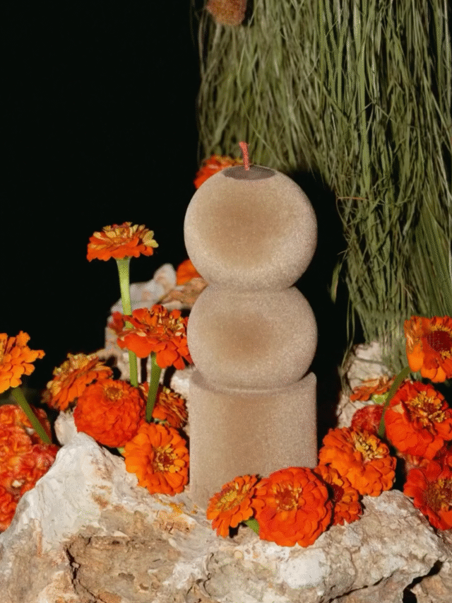 Lilu žvakė Beige Velvet